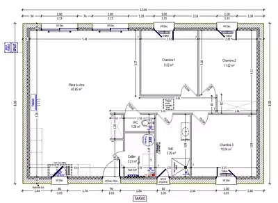 Maison neuve, 85 m²