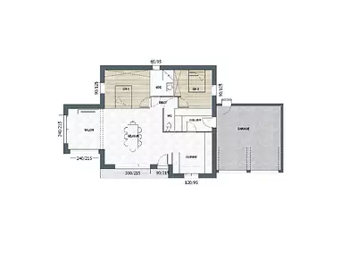 Maison neuve, 70 m²