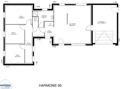 Maison neuve, 109 m²