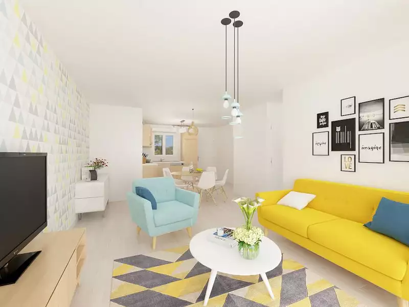 Maison neuve, 73 m² - Pernay (37230)