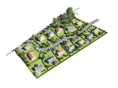 Terrain à bâtir, 722 m²