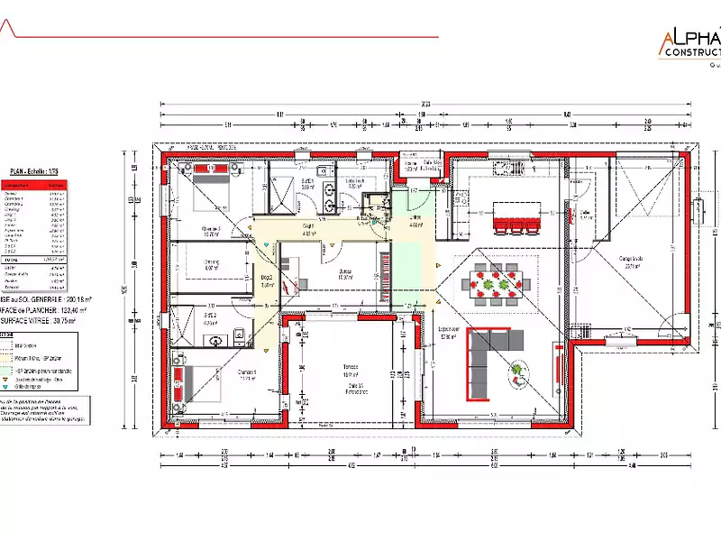 Maison neuve, 120 m² - Souillac (46200)