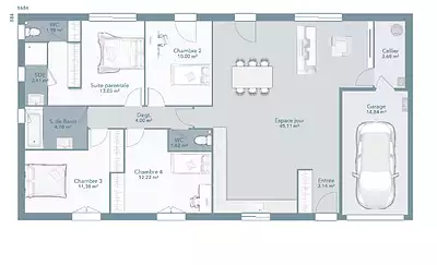 Maison neuve, 113 m²