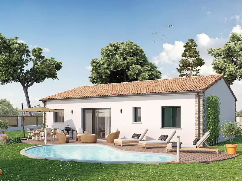 Maison neuve, 100 m² - Saint-Selve (33650)