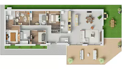 Maison neuve, 140 m²