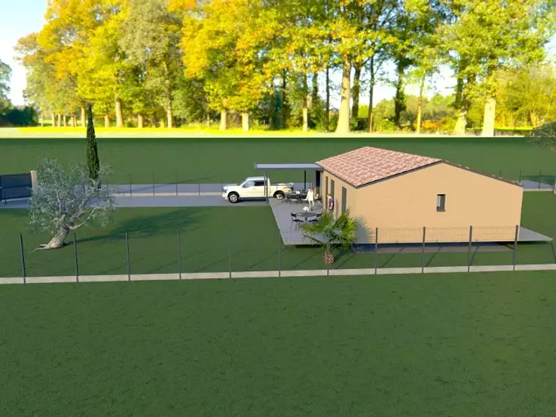 Maison neuve, 90 m² - Salsigne (11600)