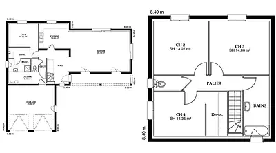 Maison neuve, 135 m²