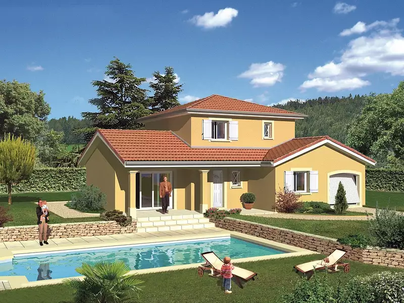 Maison neuve, 95 m² - Chavanoz (38230)