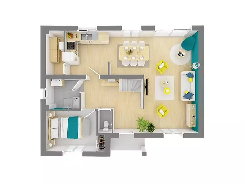 Maison neuve, 102 m² - Haveluy (59255)