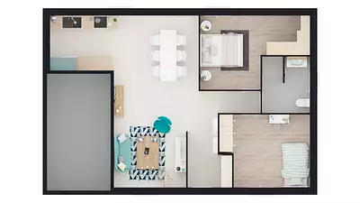 Maison neuve, 75 m²