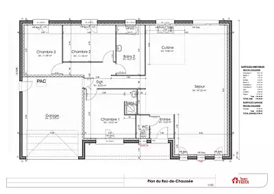 Maison neuve, 115 m²