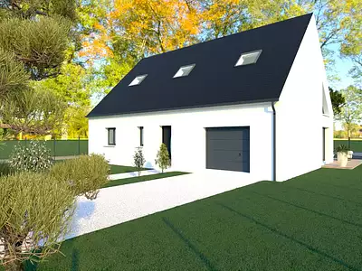 Maison neuve, 102,37 m²