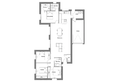 Maison neuve, 100 m²