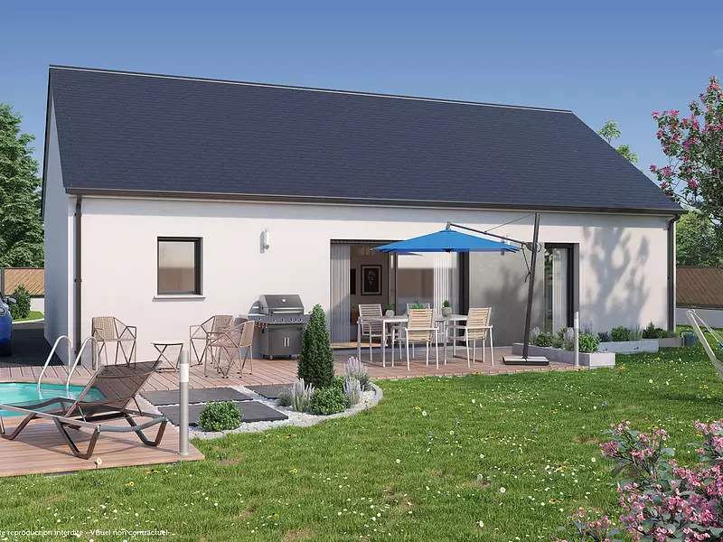 Maison neuve, 93 m² - Boiscommun (45340)