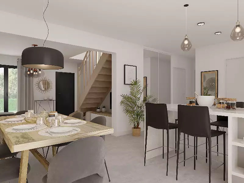Maison neuve, 90 m² - Les Villages Vovéens (28150)