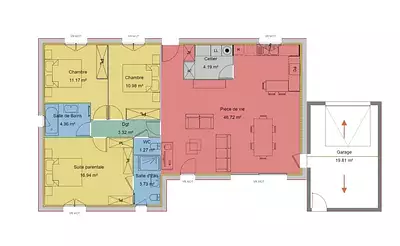 Maison neuve, 102 m²