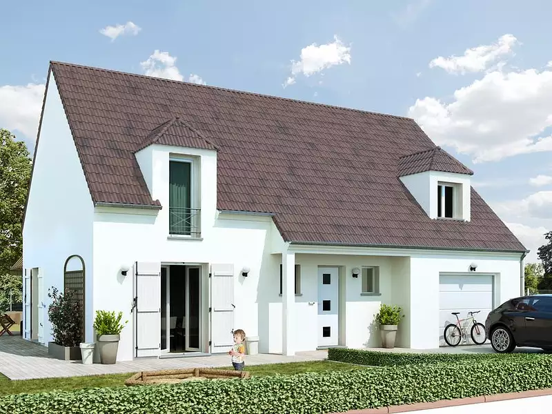 Maison neuve, 96 m² - Le Plessis-Feu-Aussoux (77540)