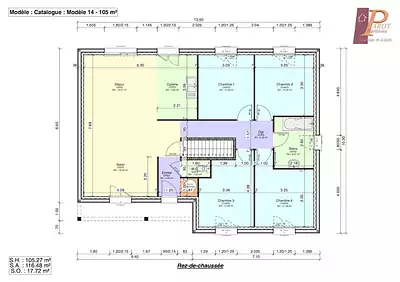 Maison neuve, 105 m²