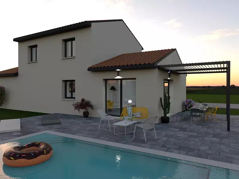 Maison neuve, 111 m² - Saint-André-de-Bâgé (01380)