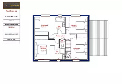 Maison neuve, 121 m²