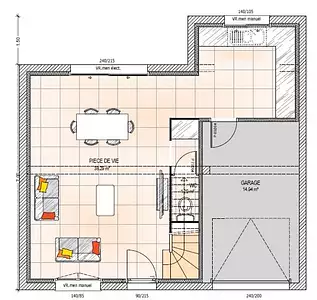 Maison neuve, 87 m²