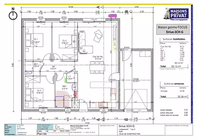 Maison neuve, 85 m²