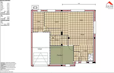 Maison neuve, 113 m²