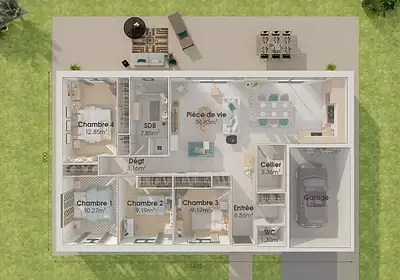 Maison neuve, 101 m²