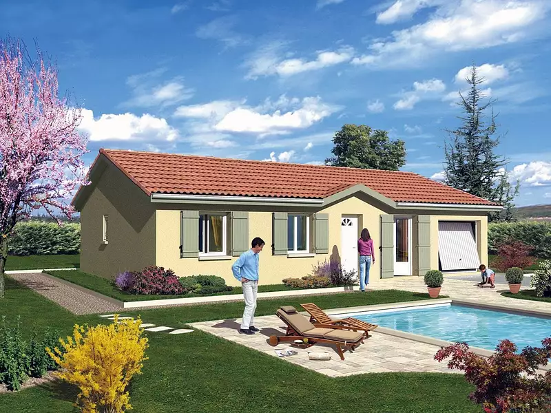 Maison neuve, 100 m² - Vernaison (69390)