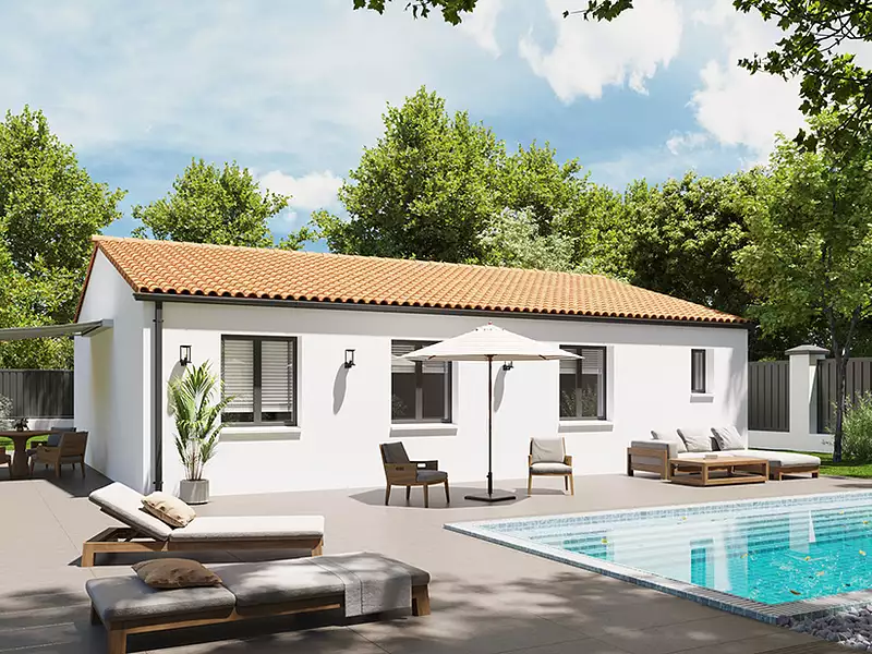 Maison neuve, 73 m² - Civaux (86320)