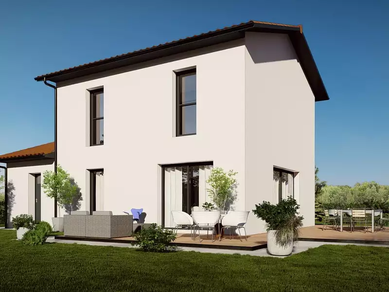 Maison neuve, 90 m² - Clessé (71260)