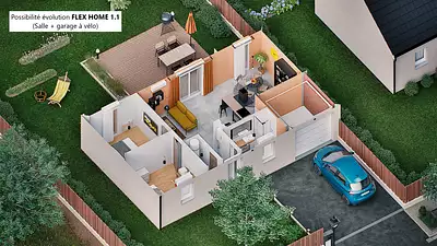 Maison neuve, 48,49 m²