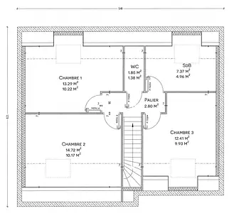 Maison neuve, 98 m²