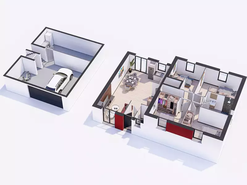 Maison neuve, 85 m² - Toul (54200)