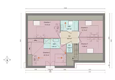 Maison neuve, 145 m²