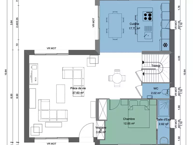 Maison neuve, 156 m² - La Celle-Saint-Cloud (78170)