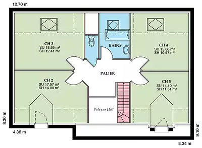 Maison neuve, 98 m²
