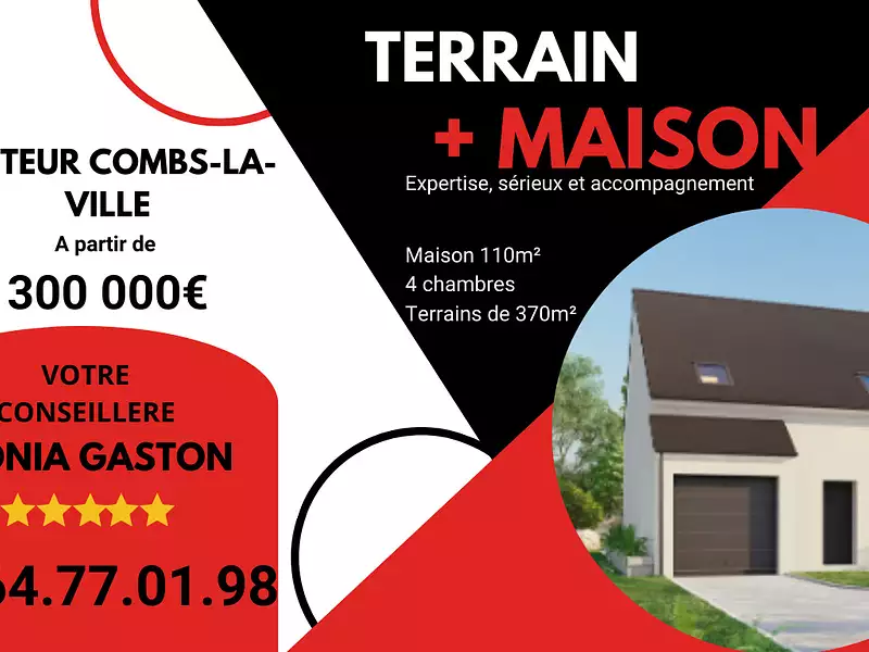 Maison neuve, 96 m² - Combs-la-Ville (77380)