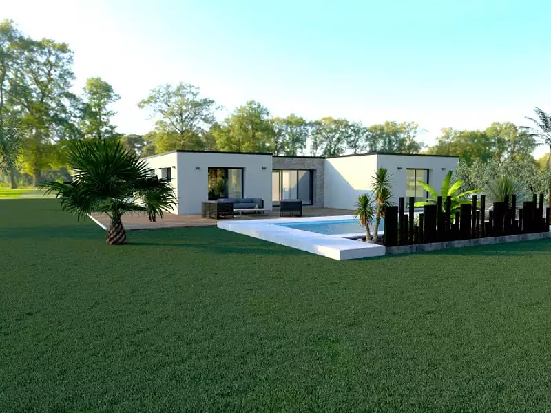 Maison neuve, 120 m² - Port-en-Bessin-Huppain (14520)