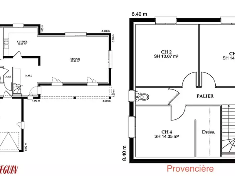 Maison neuve, 134 m² - Saint-Marcel (71380)