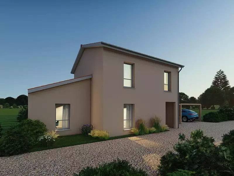 Maison neuve, 113 m² - Frontenas (69620)