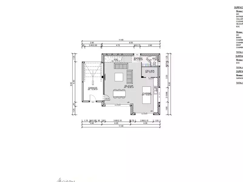 Maison neuve, 105 m² - Chuzelles (38200)