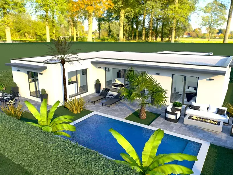 Maison neuve, 123 m² - Villeneuve-de-la-Raho (66180)