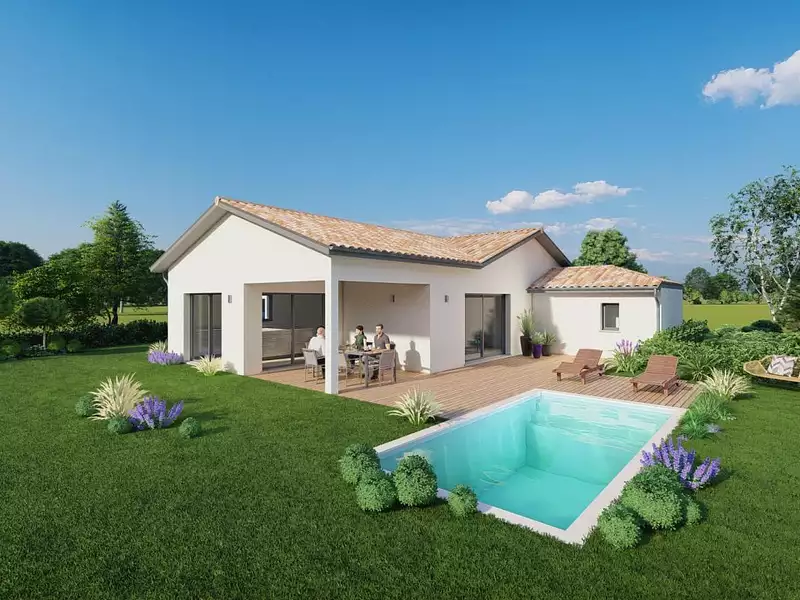Maison neuve, 120 m² - Dompierre-sur-Chalaronne (01400)