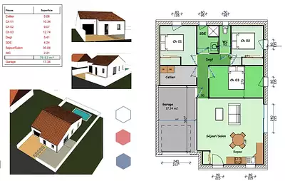 Maison neuve, 80 m²