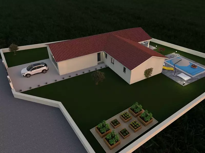 Maison neuve, 120 m² - Saint-André-de-Bâgé (01380)