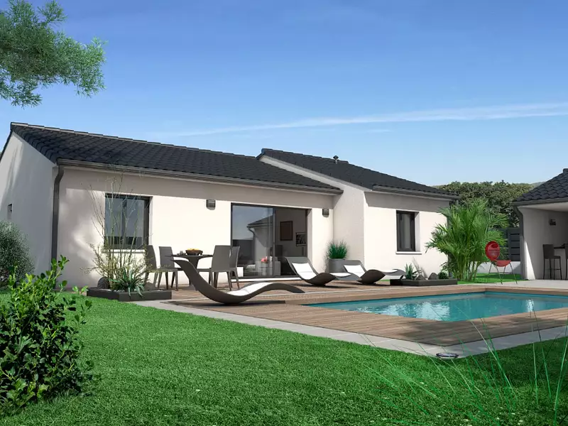 Maison neuve, 87 m² - Lasserre-Pradère (31530)
