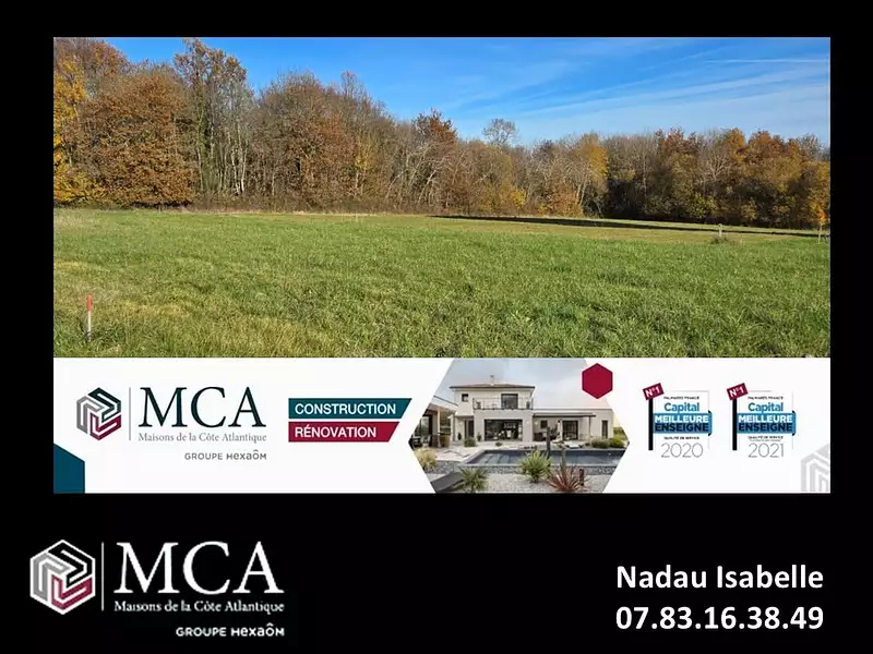 Terrain à bâtir, 776 m² - Pouillac (17210)