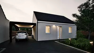 Maison neuve, 48,68 m²