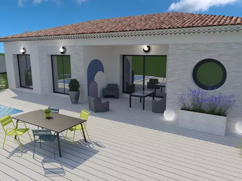 Maison neuve, 85 m² - Pourrières (83910)